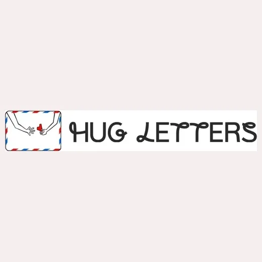 Hug Letters brand logo for hugletters.com