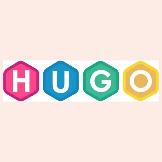 Hugo brand logo for gohugo.io