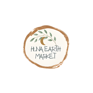 Huna brand logo for hunaearthmarket.com