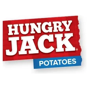 Hungry Jack Potatoes brand logo for hungryjackpotatoes.com