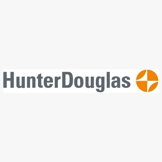 Hunter Douglas brand logo for hunterdouglas.com