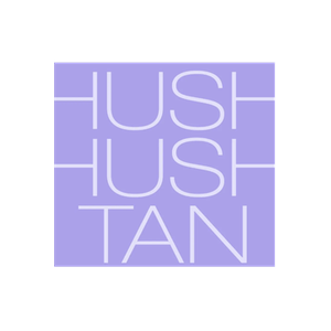 Hush Hush Tan brand logo for hushhushtan.com