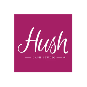 Hush Lash Studio brand logo for hushlashstudio.com