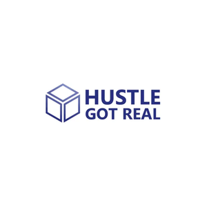 Hustle Got Real brand logo for hustlegotreal.com