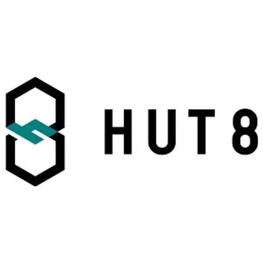 Hut 8 brand logo for hut8.com