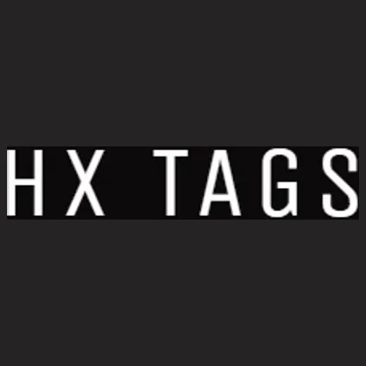 HX Tags brand logo for hxtags.com