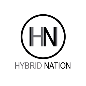 Hybrid Nation brand logo for hybridnationclothing.com