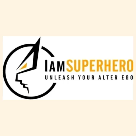 I Am Superhero brand logo for iamsuperhero.com