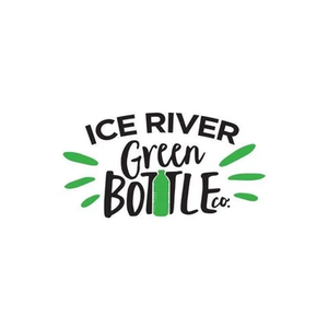 Ice River Green Bottle Co. brand logo for icerivergreenbottleco.com