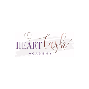 iHeart Lash Academy brand logo for iheartlashacademy.com