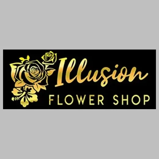 illusionflowershouston brand logo for illusionflowershouston.com