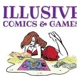 Illusive Comics & Games brand logo for illusivecomics.com