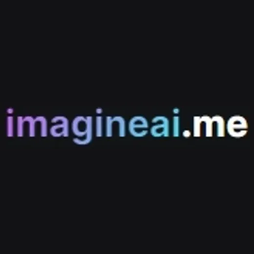 Imagine AI brand logo for imagineai.me
