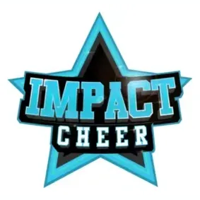 Impact Cheer & Tumbling brand logo for impactcheertumbling.com