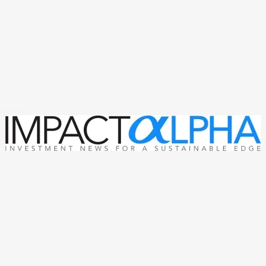 ImpactAlpha brand logo for impactalpha.com