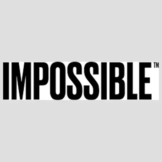 Impossible Foods brand logo for impossiblefoods.com