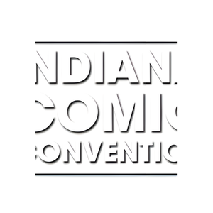 Indiana Comic Convention brand logo for indianacomicconvention.com