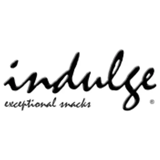 indulgesnacks brand logo for indulgesnacks.com