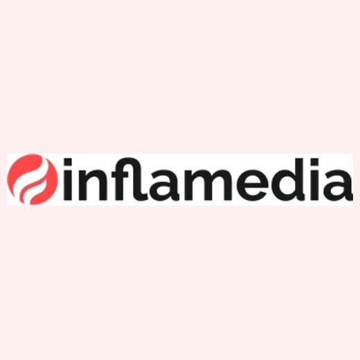 Infla Media brand logo for inflamedia.com