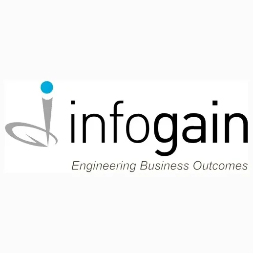 Infogain brand logo for infogain.com
