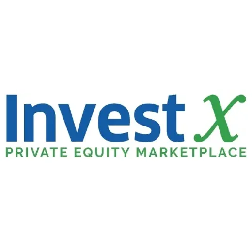 InvestX brand logo for investx.com