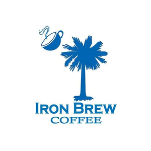 Iron Brew Coffee brand logo for ironbrewcoffee.com