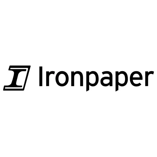 Ironpaper brand logo for ironpaper.com