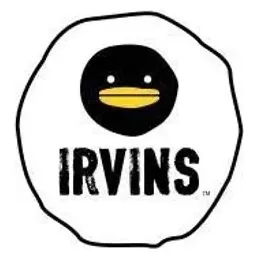 Irvins brand logo for eatirvins.com