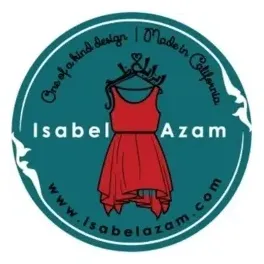 Isabel Azam brand logo for isabelazam.com