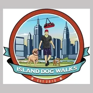 Island Dog Walks brand logo for islanddogwalks.com
