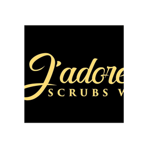 J'adore Scrubs brand logo for jadorescrubs.org