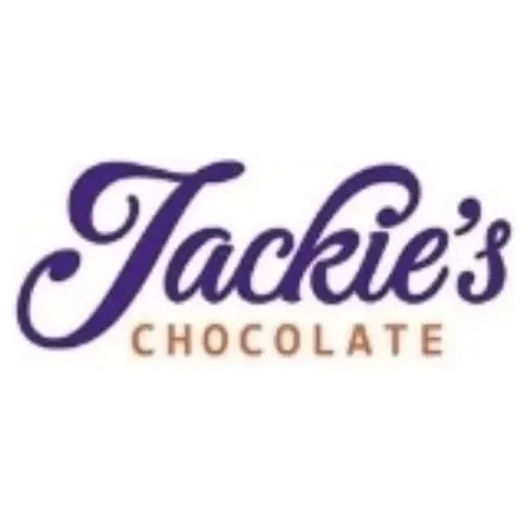 Jackie's Chocolate brand logo for jackieschocolate.com