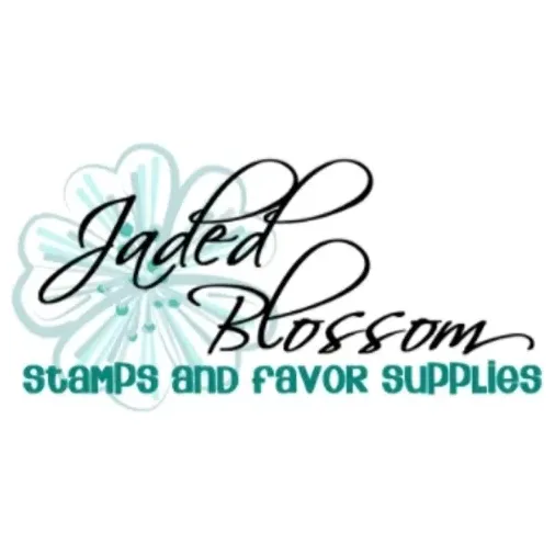 Jaded Blossom brand logo for jadedblossomstamps.com