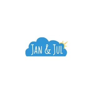 Jan & Jul brand logo for janandjul.com
