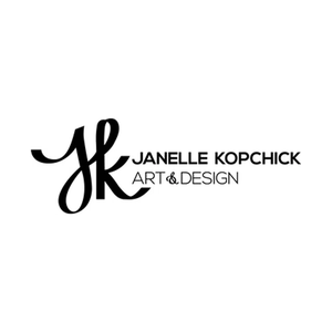 janellekopchickart brand logo for janellekopchickart.com