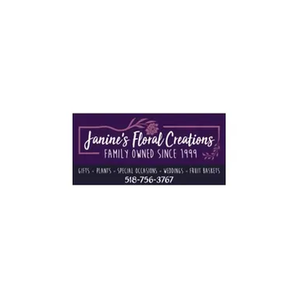 Janine's Floral Creations brand logo for janinesfloralcreations.com