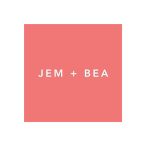 Jem & Bea brand logo for jemandbea.com