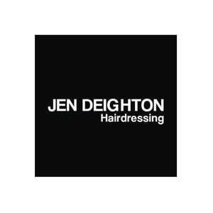 Jen Deighton brand logo for jendeightonhairdressing.co.uk