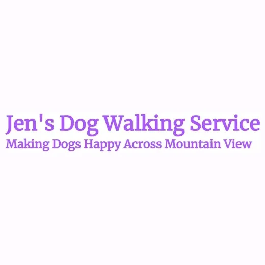 Jen's Dog Walking brand logo for jensdogwalkingservice.com