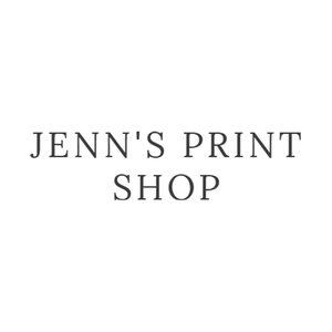 jennsprintshop brand logo for jennsprintshop.com