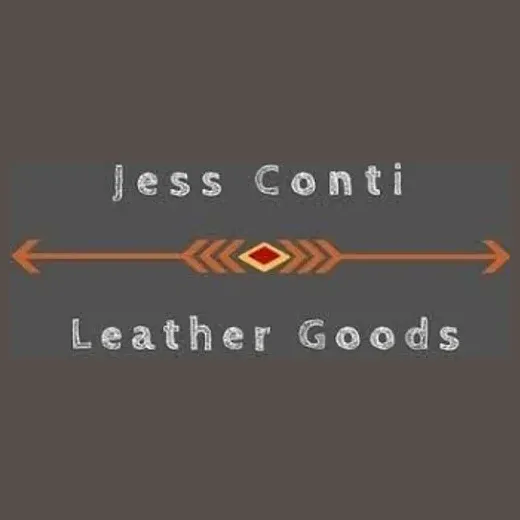 Jess Conti Leather Goods brand logo for jesscontileathergoods.com