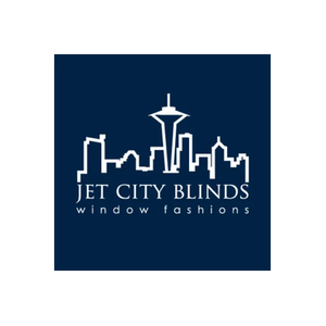 Jet City Blinds brand logo for jetcityblinds.com
