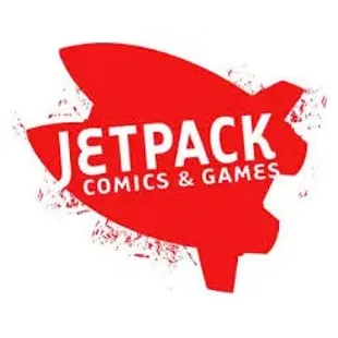 Jetpack Comics brand logo for jetpackcomics.com