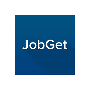 JobGet brand logo for jobget.com