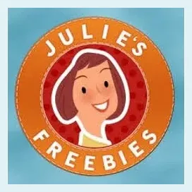 Julie's Freebies brand logo for juliesfreebies.com