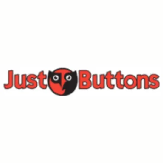 Just Buttons brand logo for justbuttons.org