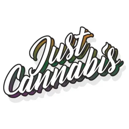 Just Cannabis brand logo for justcannabis.cc