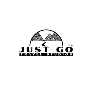 Just Go Travel Studios brand logo for justgotravelstudios.com