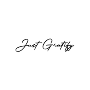 Just Gratify brand logo for justgratify.com