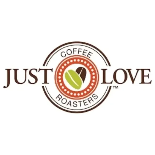 Just Love Coffee Cafe brand logo for justlovecoffee.com